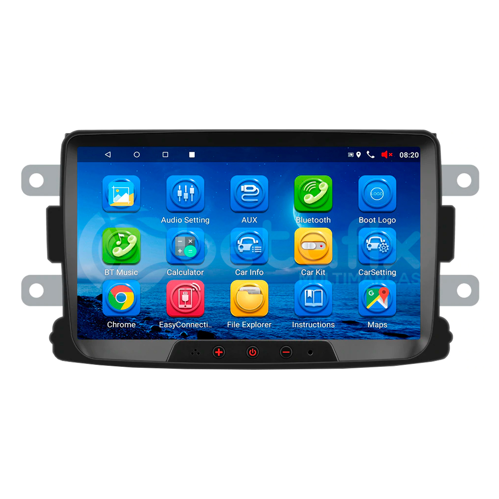 Radio Android 10.0 / 8 Pulgadas para Renault Duster - Captur - Logan