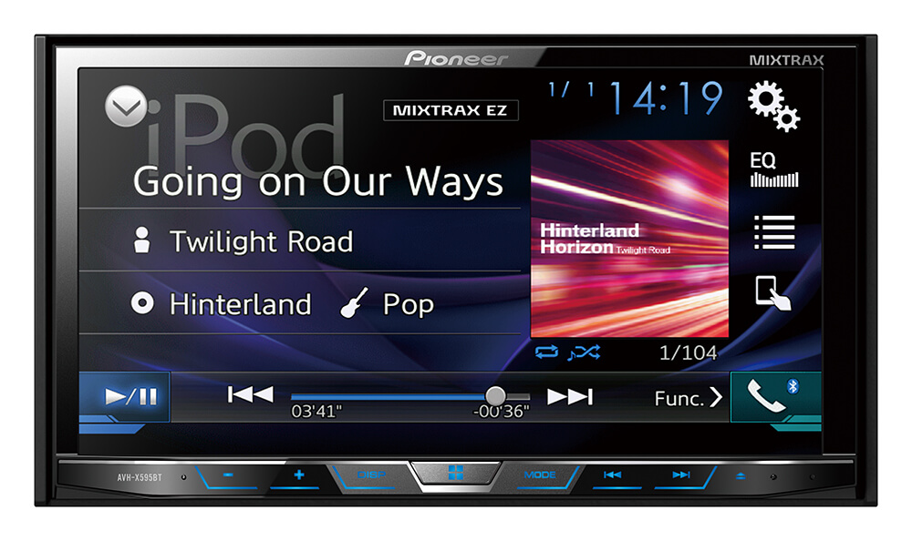 Radio Pioneer Ref: AVH-X595BTMIXTRAX, Built-in Bluetooth®