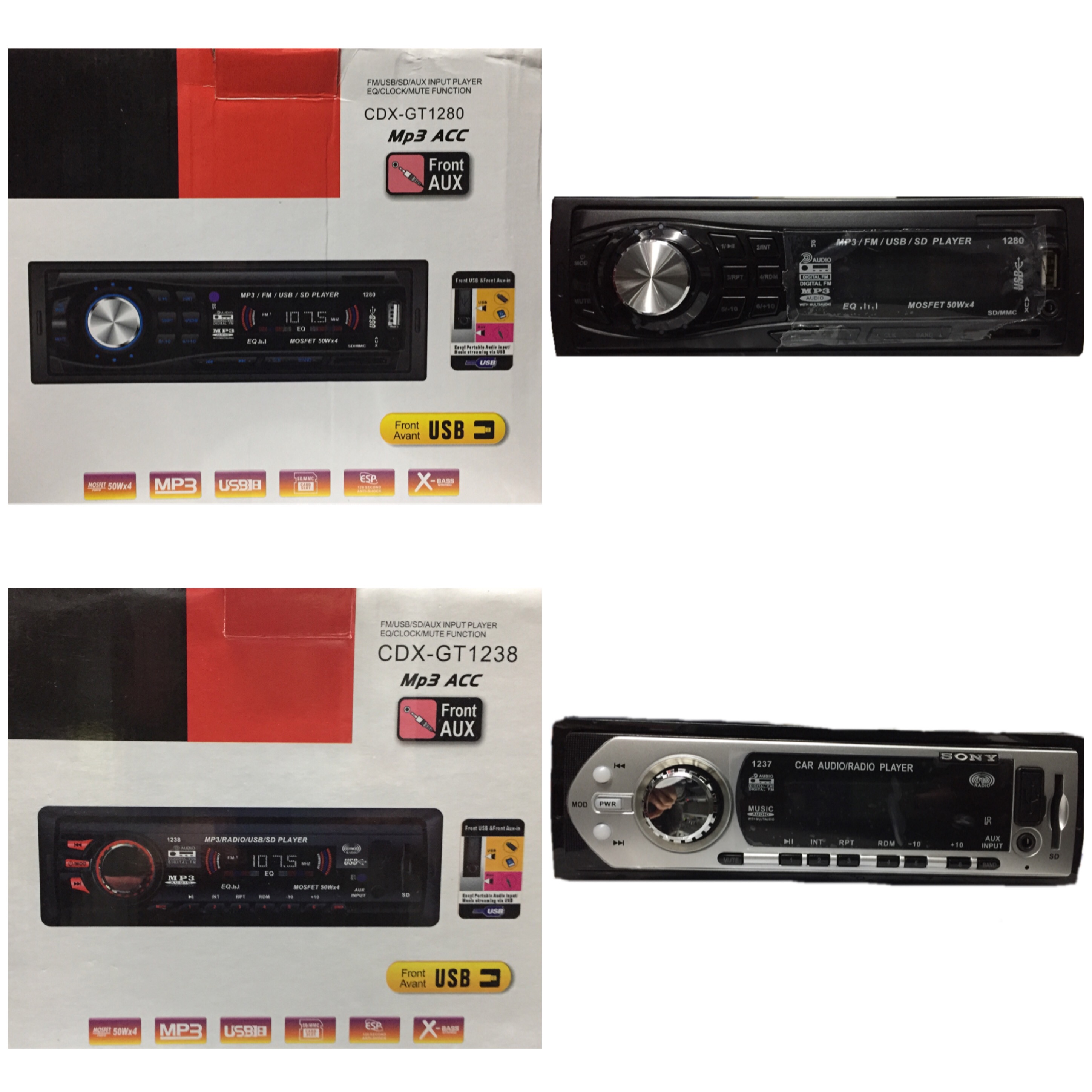 Radio Generico con Mp3, Usb, Sd, Auxiliar,Fm