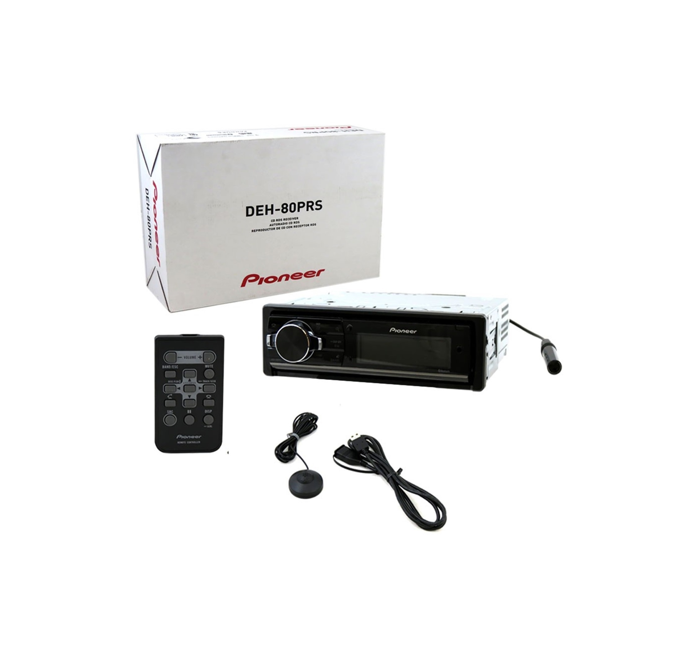 Radio Pioneer Deh-80prs Mobile De Cd Con 3 Vías Activo