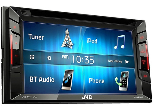 Radio Para Carro Jvc Kw-v240bt Usb Dvd Bluetooth Tactil