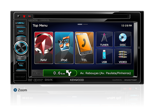 Radio Kenwood DNX 5710BT 