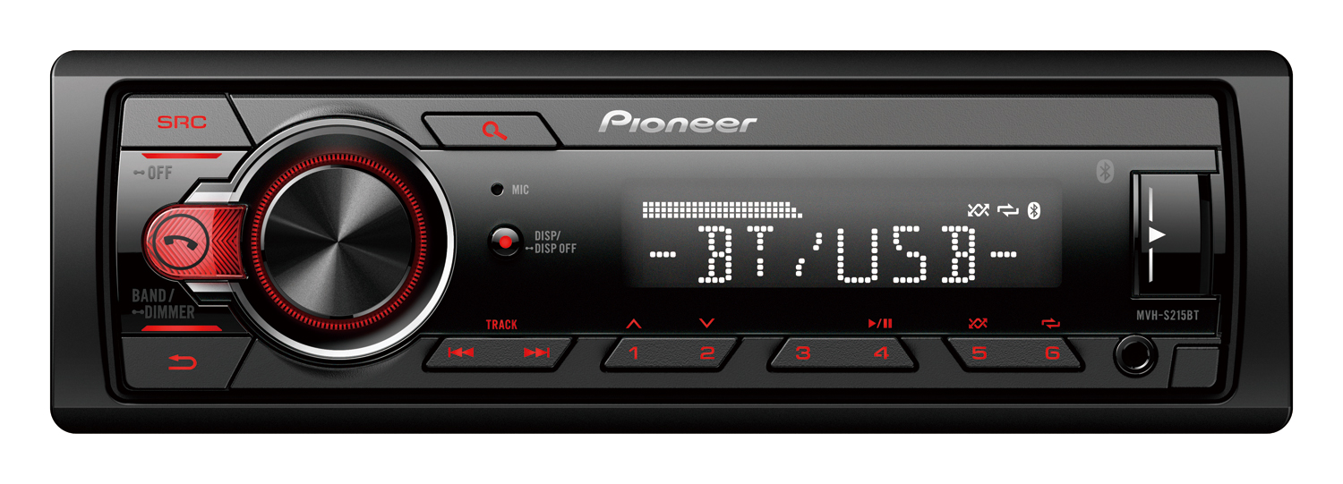 Radio Pioneer Mvh-s215bt Usb/aux/bluetooth