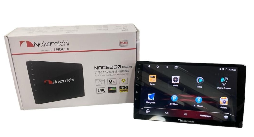 Radio para carro tipo tablet Nakamichi 9 " 2G ram 32G memoria interna