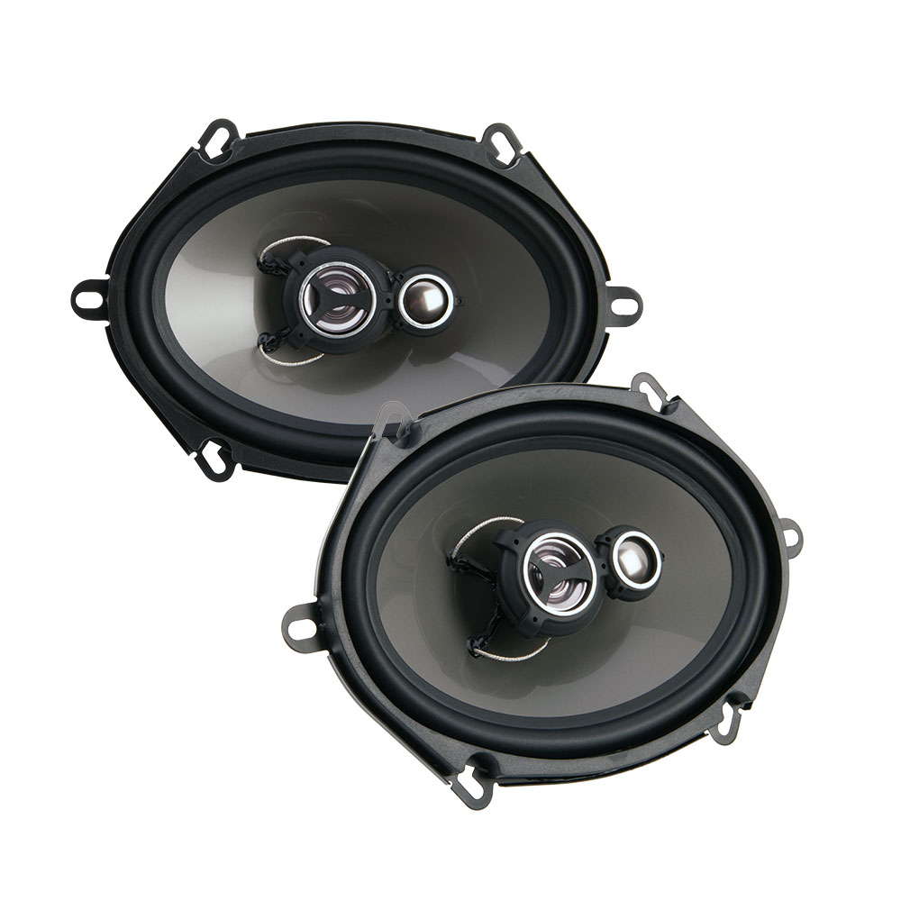 Parlantes  coaxiales de 3 vías para automóvil Arachnid Serie 5 x 7 "de 350 vatios (120 W RMS)