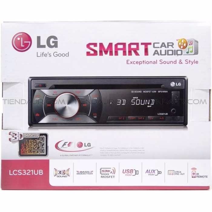 Radio Lg Ref: Lcs321ub Usb Cd Mp3 2 Rca