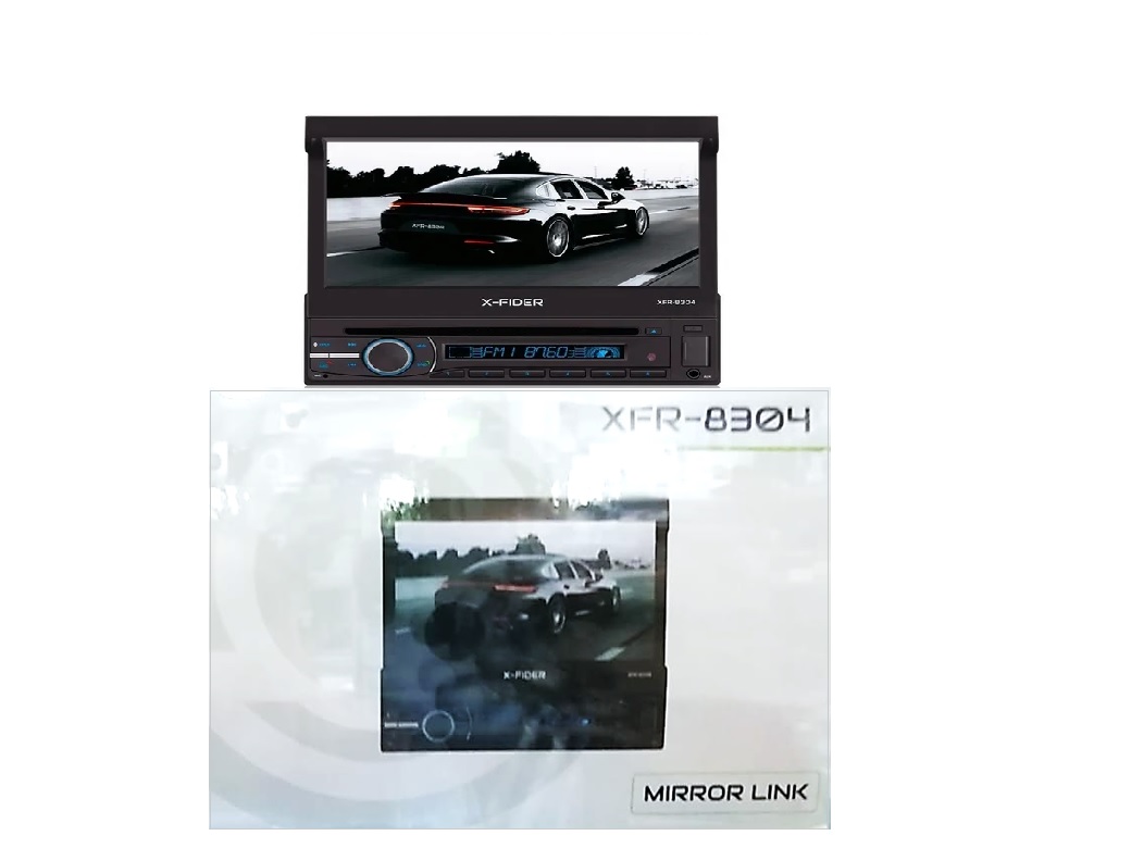 Radio X-fider Xfr-8304 1 Din Motorizado Pantalla 7