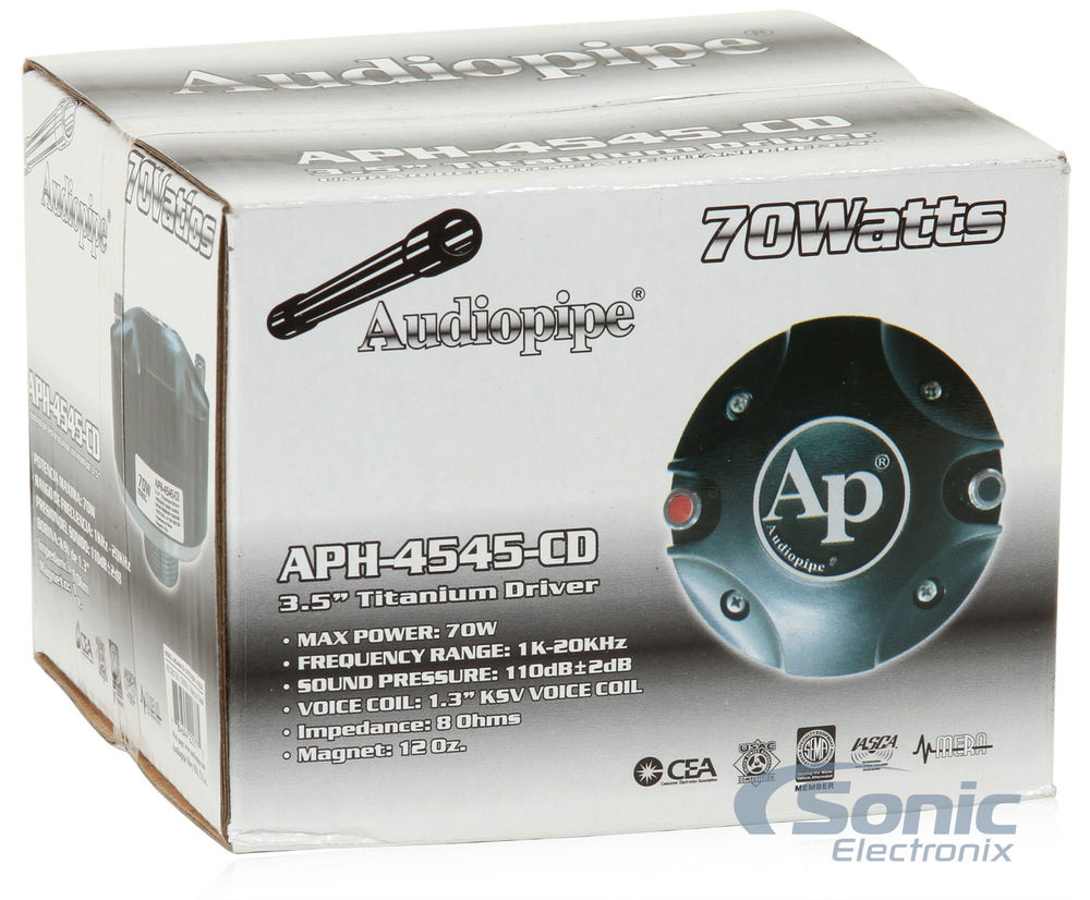 Driver Audiopipe APH-4545-CD High-Frequency 70W 3.5" 