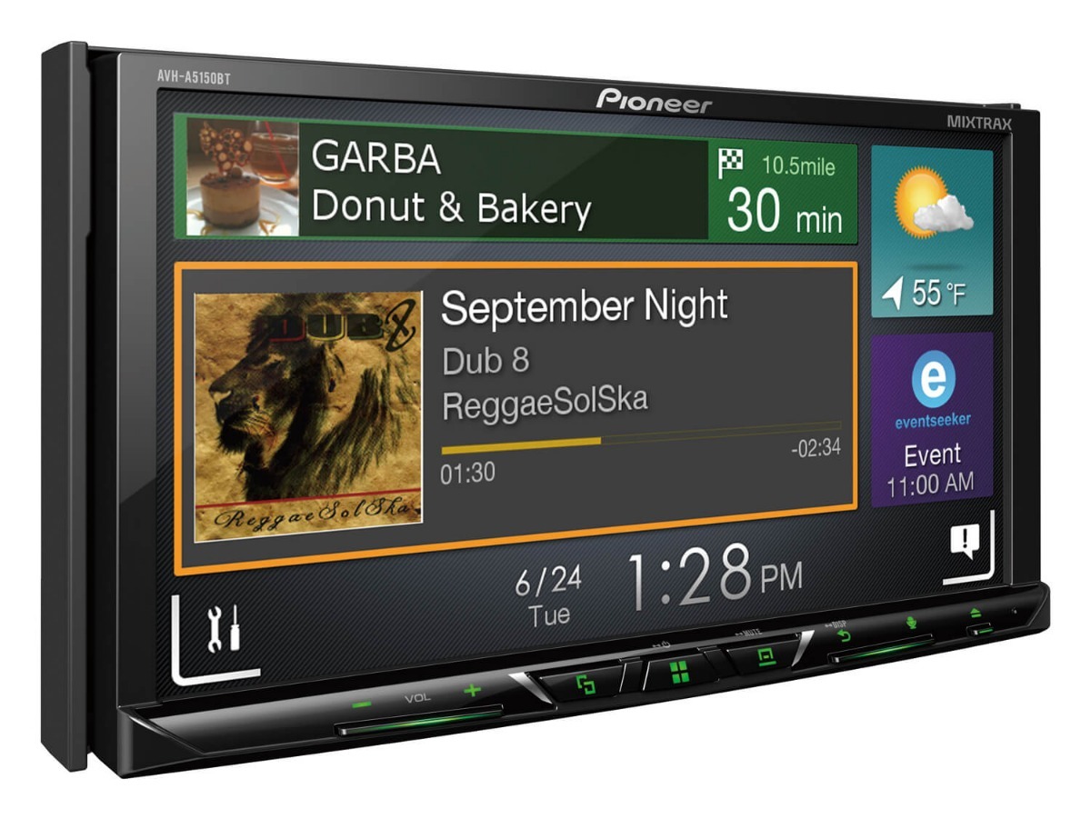 Radio Para Carro Pioneer AVH A5150BT Bluetooth Dvd Usb 2 Din