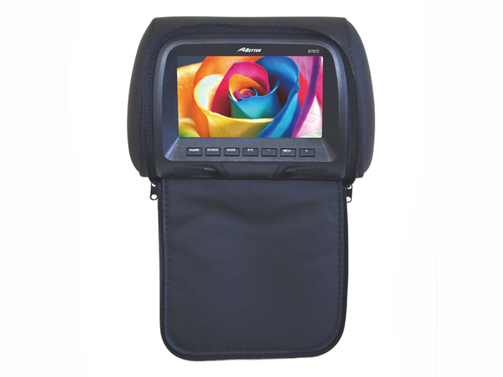 Cabeceros Better Ref: BT672 de 7" gris/negro con cremallera 