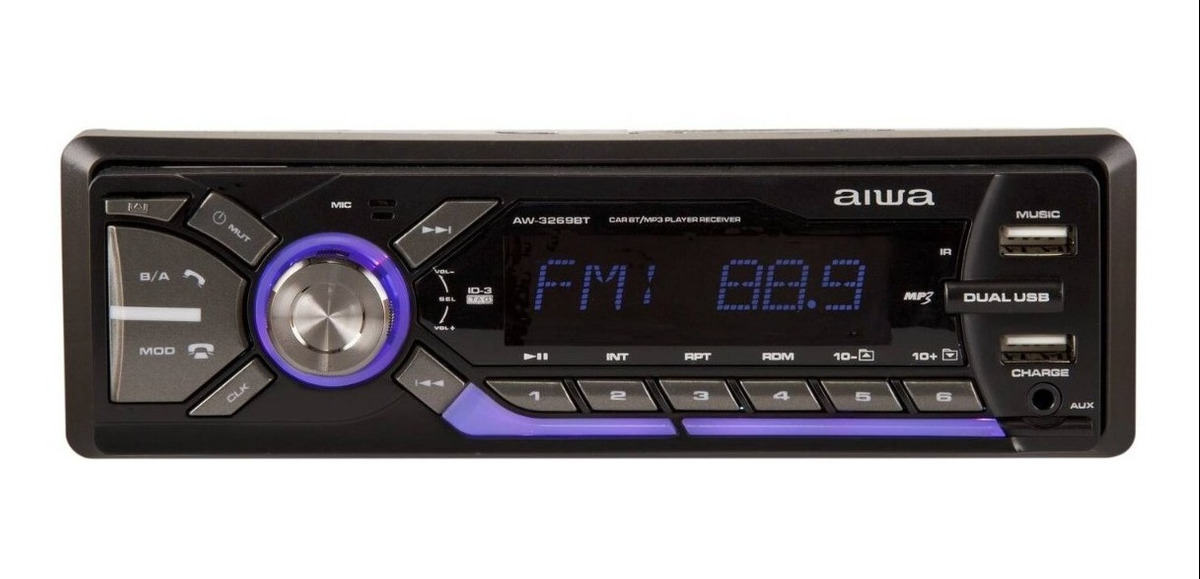 Radio Aiwa Aw 3269bt Bluetooth Usb Sd Multicolor