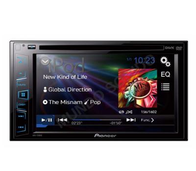 Receptor Multimedia/DVD para AV 2-Din con Pantalla Táctil WVGA de 6,2"y Control Directo para iPhone/iPod