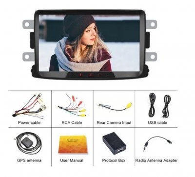 Radio Android 10.0 De 8pul Para Renault Duster,captur, Logan