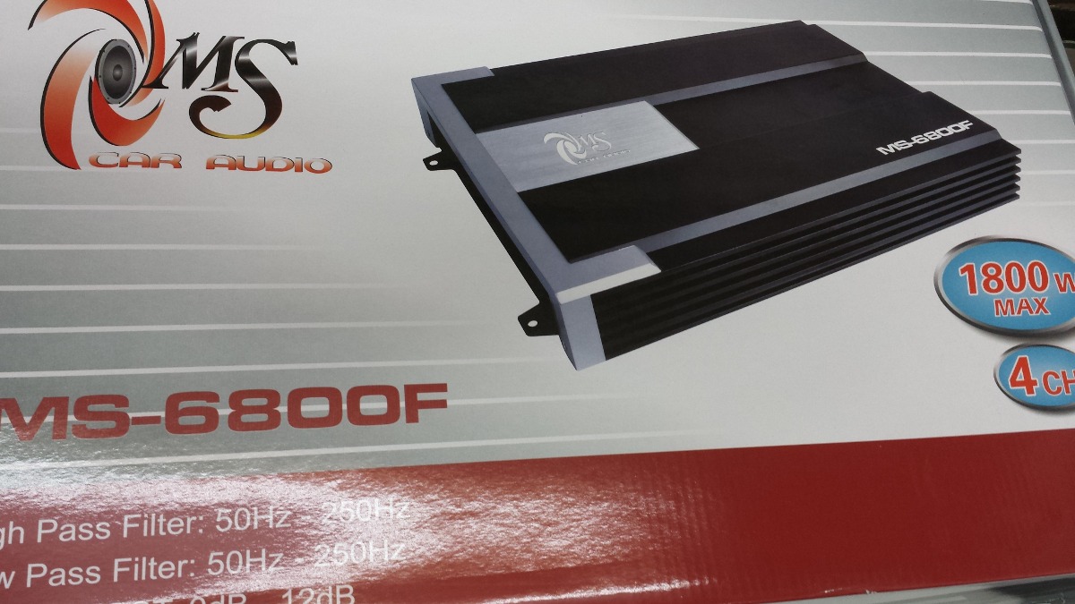 Amplificador Marca Ms Referencia Ms-6800f