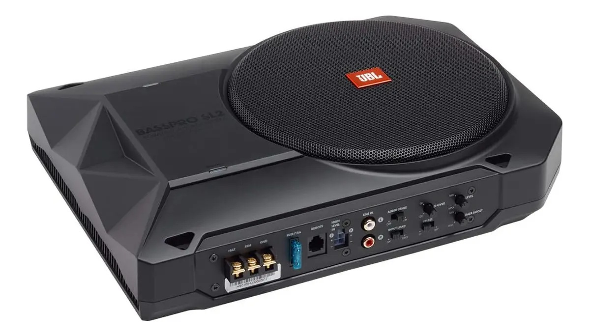 Bajo Amplificado Carro Jbl Basspro Sl2 Rms 8 Clase D