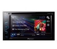 Receptor Multimedia/DVD para AV 2-Din con Pantalla Táctil WVGA de 6,2"y Control Directo para iPhone/iPod