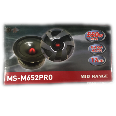 Medios marca MS AUDIO Ref: MS-M652PRO de 550W Gama alta 