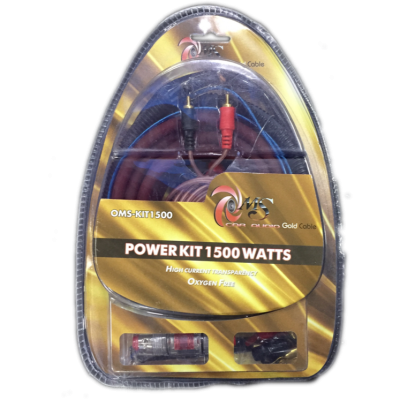 Kit de cable Marca MS AUDIO NO. 4 Power Kit 1500 WATTS 