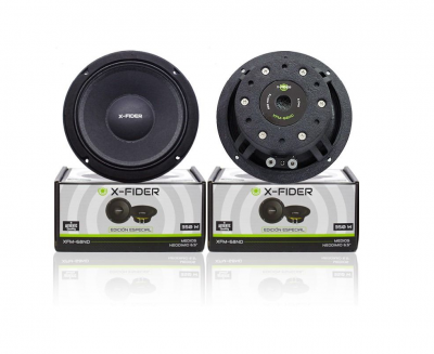 Medios X-fider Xfm68nd 6 Pulgadas Neodimio 350w (par)